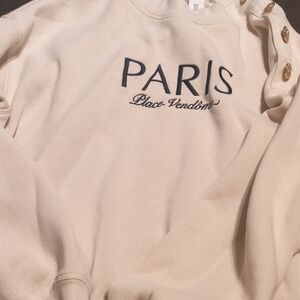 H&M Beige Paris Sweater